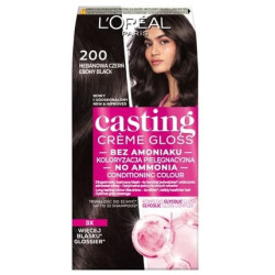 L'Oreal Casting Creme Gloss Hair Color 200 Ebony Shade L'Oreal Casting Creme Gloss Hair Color 200 Ebony Shade