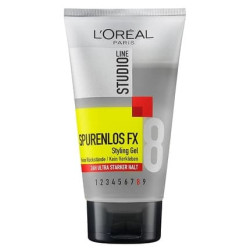 L'Oréal Paris Studio Line Hair Gel 24h Ultra Strong Hold No Residue FX Styling Gel 150ml L'Oréal Paris Studio Line Hair Gel 24h Ultra Strong Hold No Residue FX Styling Gel 150ml
