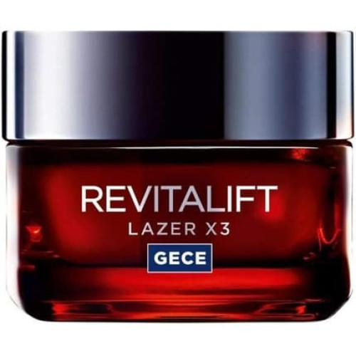 L'Oréal Paris Revitalift Laser X3 Care Night Cream with Hyaluronic Acid Anti-Aging Night Mask L'Oréal Paris Revitalift Laser X3 Care Night Cream with Hyaluronic Acid Anti-Aging Night Mask