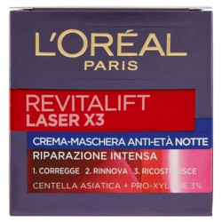 L'Oreal Revitalift Laser X3 Cream Mask Ampoules Night 50ml L'Oreal Revitalift Laser X3 Cream Mask Ampoules Night 50ml