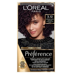 L'Oreal Recital Preference Hair Color 3.12 Intense Cool Dark Brown