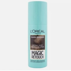 L'Oreal Paris Magic Retouch Spray 2 Dark Brown 100% Grey Coverage L'Oreal Paris Magic Retouch Spray 2 Dark Brown 100% Grey Coverage