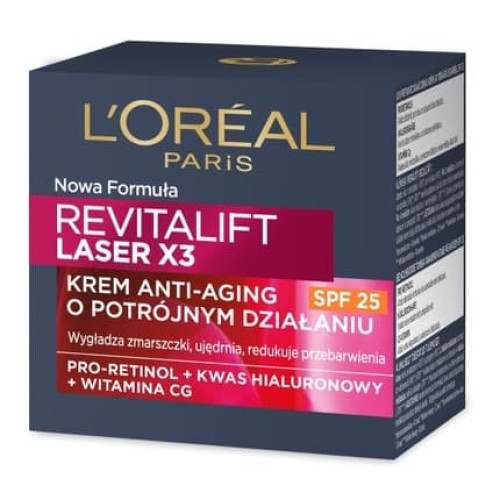 L'Oreal Revitalift Laser X3 Anti-Aging Care Spf25 Day Cream 50ml