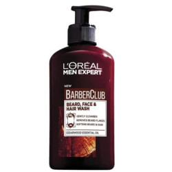L'Oral Paris Barber Club Gel 3in1 Beard Face & Hair Wash 200ml