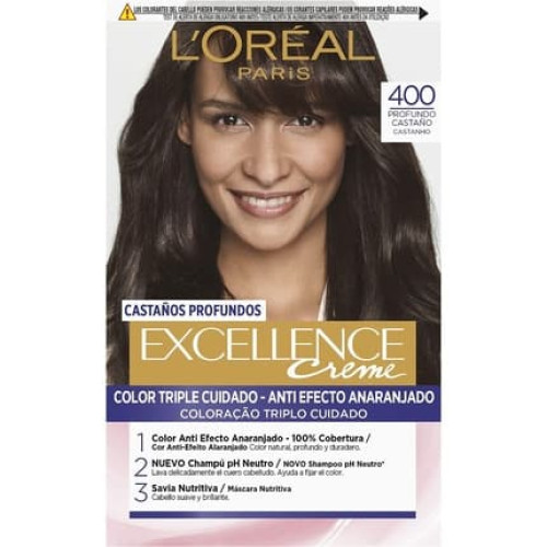 L'oréal Paris Excellence Brunette True Brown 400 Hair Dye