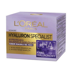L'Oreal Hyaluron Specialist Night Cream Mask Moisturizing Care 50ml L'Oreal Hyaluron Specialist Night Cream Mask Moisturizing Care 50ml