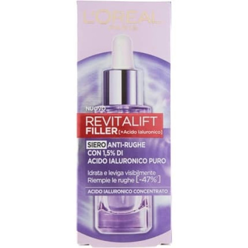 L'Oreal Paris Revitalift Filler + Hyaluronic Acid Anti-wrinkle Serum 30ml