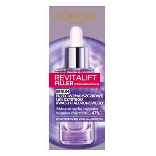 L'Oreal Revitalift Filler Anti-Wrinkle Serum With 1.5% Pure Hyaluronic Acid - 30ml