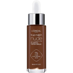 L'Oreal Paris True Match Nude Plumping Tinted Serum with 1% Hyaluronic Acid Shade 10-12 Very Deep