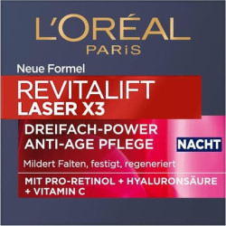 L'Oréal Paris Night Care Firming and Plumping Anti-Ageing Face Care with Triple Effect and SPF 25 50ml L'Oréal Paris Night Care Firming and Plumping Anti-Ageing Face Care with Triple Effect and SPF 25 50ml