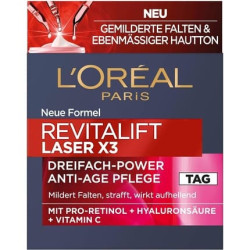 L'Oréal Paris Day Care Firming and Plumping Anti-Ageing Face Care with Triple Effect 50ml