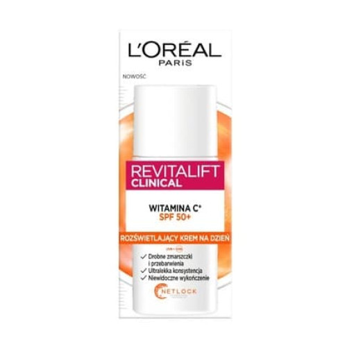 L'Oreal Revitalift Clinical Vitamin C Brightening Day Cream Spf50+ 50ml