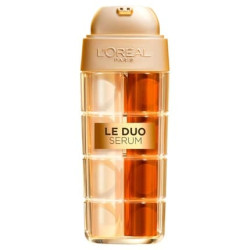 L'Oral Paris Antiaging Serum For All Skin Types Double Action Firming And Brightening Soft And Nourished Skin No Wrinkles With Collagen And Vitamins B3 And C Age Perfect 30ml