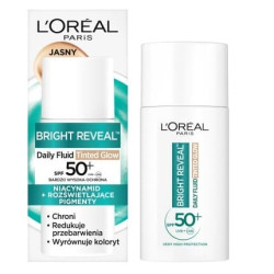 L'Oreal Daily Fluid Spf 50+ Tinted Glow Lightweight Tinted Fluid Light 50ml