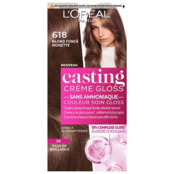L'Oreal Paris Casting Cream Gloss Color Ammonia Free Hair Colour 618 Dark Blond Hazelnut 180 Ml L'Oreal Paris Casting Cream Gloss Color Ammonia Free Hair Colour 618 Dark Blond Hazelnut 180 Ml