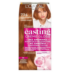 L'Oreal Casting Creme Gloss Hair Color 734 Amber Honey