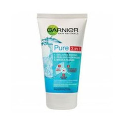Garnier Pure 3in1 Cleansing Gel Scrub And Mask Against Imperfections 150 Ml
