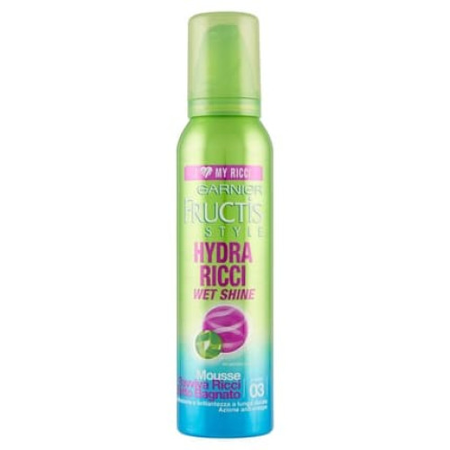 Garnier Fructis Hydra Curly Wet Shine  Wet Curly Reviving Mousse  150ml