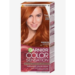 Garnier Color Sensation Hair Dye 7.40 Amber Light Mirror Shine Intense