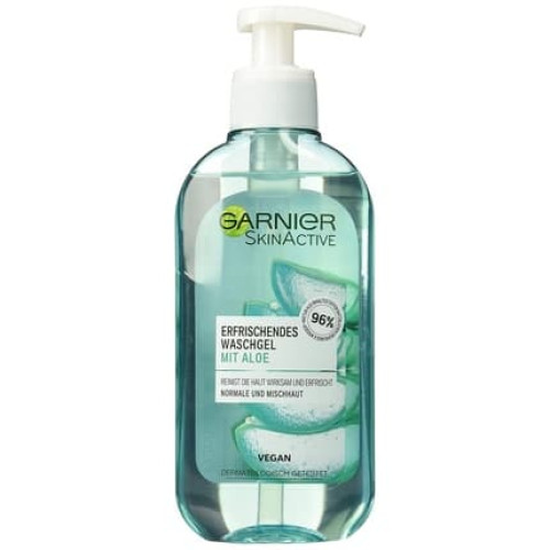 Garnier SkinActive Face Wash with Aloe Extract for Normal and Combination Skin 200ml