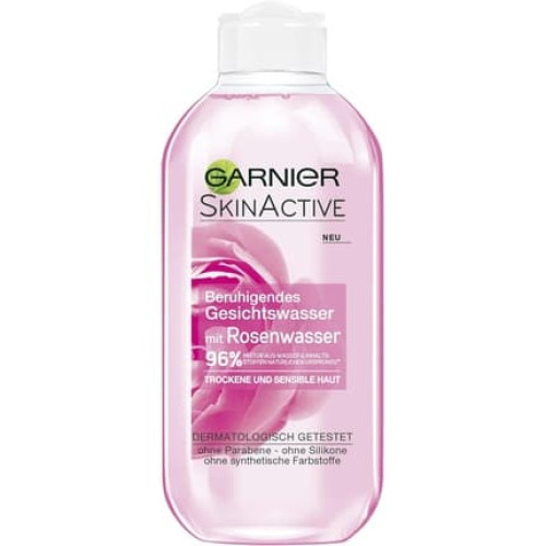 Garnier Soothing Facial Toner with Rose Water for Dry and Sensitive Skin 200ml