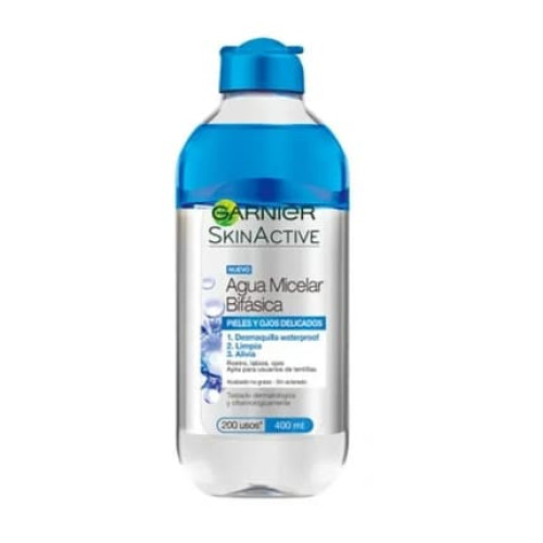 Garnier Skin Active Biphasic Micellar Water 400ml Gentle Cleansing For Sensitive Skin Garnier Skin Active Biphasic Micellar Water 400ml Gentle Cleansing For Sensitive Skin