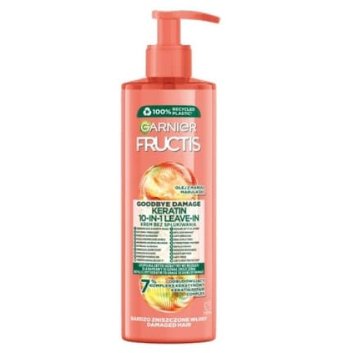 Garnier Fructis Goodbye Damage 10 In 1 All-In-One Leave-In Conditioner For Damaged Hair - 400ml
