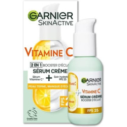 Garnier Skin Active 2-In-1 Radiance Booster Cream Serum 72h Hydration Garnier Skin Active 2-In-1 Radiance Booster Cream Serum 72h Hydration