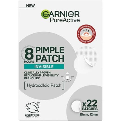 Garnier Hydrocolloid Patches For Skin Imperfections Pure Active Pimple Patch - 22 Pieces