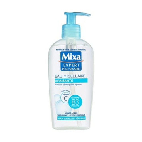 MIXA Soothing Cleansing Water for Very Sensitive and Reactive Skin 200ml - Packaging May Vary