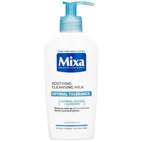 Mixa Optimal Tolerance Soothing Cleansing Milk For Sensitive Skin 200 Ml