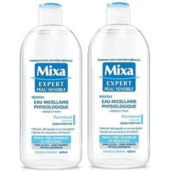 Mixa Expert Peau Sensible Physiological Micellar Water 400ml - Pack of 2