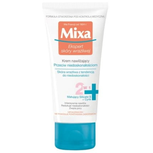 Mixa Expert Sensitive Skin Moisturizing Cream Against Imperfections 50ml