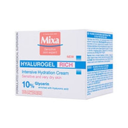 Mixa Intense Hydrating Day Cream Hyalurogel Rich Cream 50 Ml