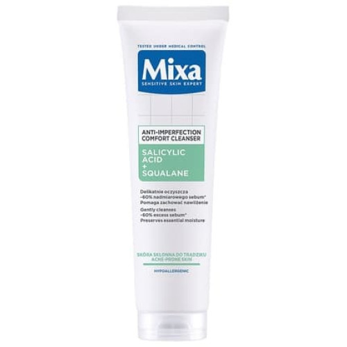 Mixalab Pore Perfect Cleansing Gel For Face Against Imperfections With Salicylic Acid And Squalane 150ml