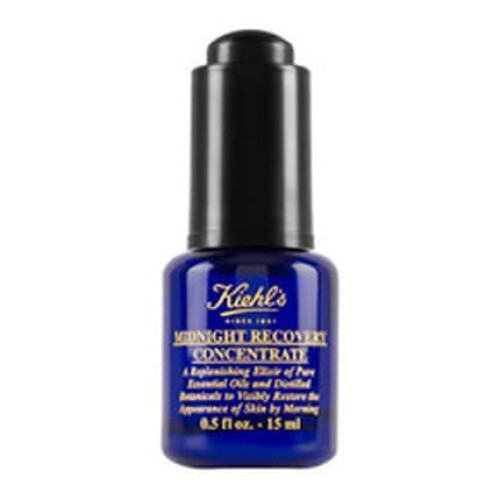 Kiehls Midnight Recovery Concentrate Night Regenerating Oil Serum For Fresh Skin Look