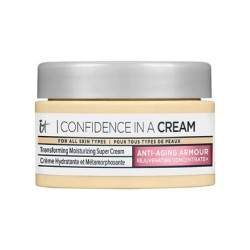 IT Cosmetics Confidence in a Cream Anti Aging Face Moisturizer with Hyaluronic Acid, Niacinamide and Peptides 0.5 fl oz IT Cosmetics Confidence in a Cream Anti Aging Face Moisturizer with Hyaluronic Acid, Niacinamide and Peptides 0.5 fl oz