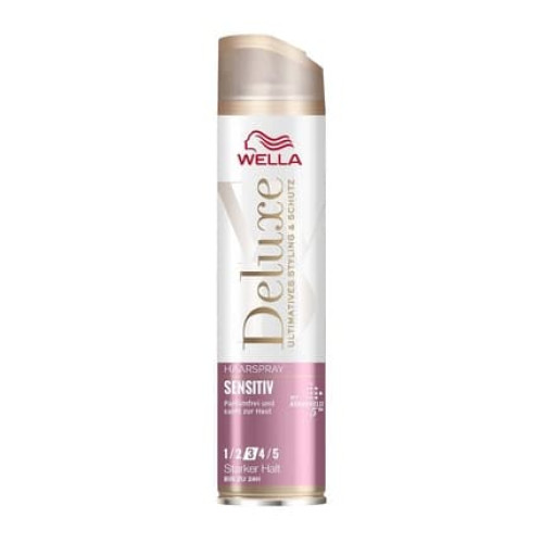 Wella Deluxe Sensitive Hairspray Perfumefree Styling Spray For Sensitive Hair