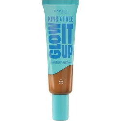 Rimmel London Kind & Free Glow It Up Moisturising Skin Tint In Mocha - Soothes And Calms Sensitive Skin