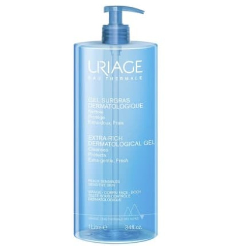 Uriage Extra-Rich Dermatological Gel Cleansing Gel 1000ml