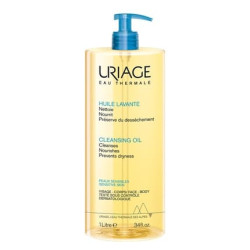 Uriage Cleansing Oil 1000ml For Face And Body