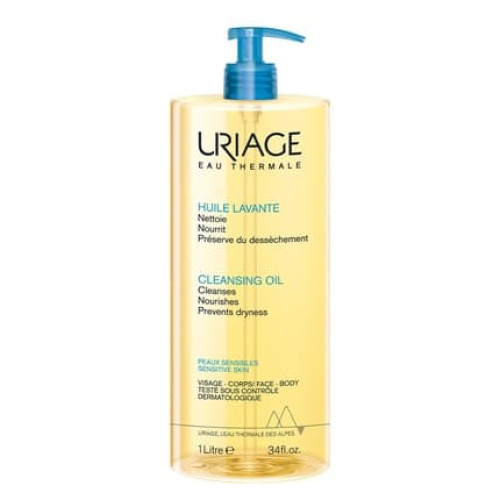 Uriage Cleansing Oil 1000ml For Face And Body