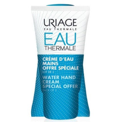 Uriage Crème d'Eau Hand Cream 50ml - Pack of 2 Uriage Crème d'Eau Hand Cream 50ml - Pack of 2