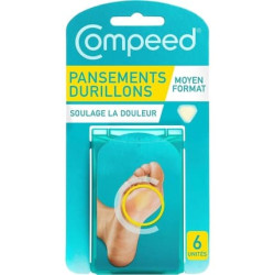 Compeed Callus Plasters Foot Treatment Fast Natural Callus Removal 6 Hydrocolloid Plasters 4.4cm x 4.5cm Compeed Callus Plasters Foot Treatment Fast Natural Callus Removal 6 Hydrocolloid Plasters 4.4cm x 4.5cm