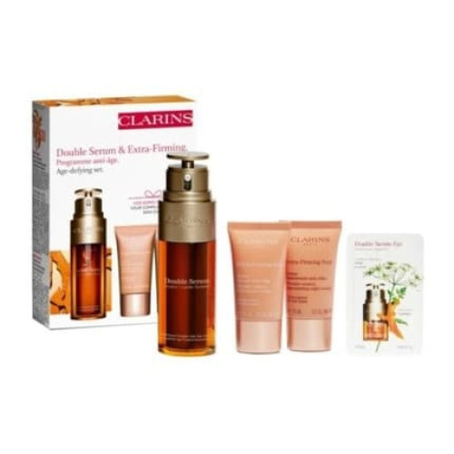Clarins Double Serum 50ml Set Extra Firming Anti Aging Program