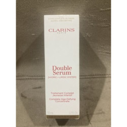 Clarins Double Serum Hydric Lipid System Light Texture 50ml Brand New Box