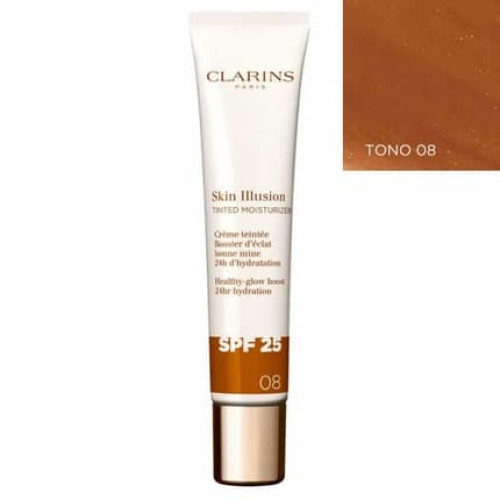 Clarins Skin Illusion Tinted Moisturizer Spf 25 08 40ml