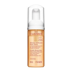 Clarins New Skin Cleansing Mousse For All Skin Types 50 Ml Pump Bottle Clarins New Skin Cleansing Mousse For All Skin Types 50 Ml Pump Bottle