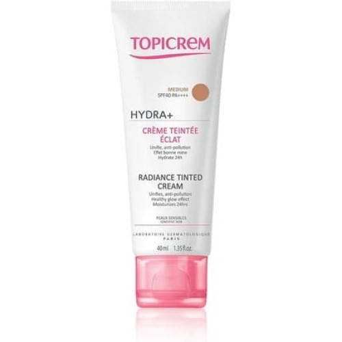 Topicrem Hydra+ Radiance Tinted Cream SPF 40 40ml Medium