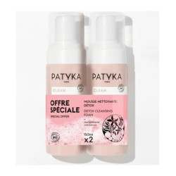 Patyka Patyka Duo Detox Cleansing Mousse 2x 150ml Patyka Patyka Duo Detox Cleansing Mousse 2x 150ml